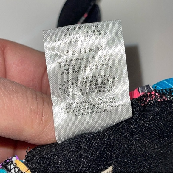 Body Glove Summertime Dita Floral Bikini Bra Deep V Top - Picture 9 of 13